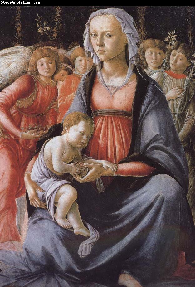 Sandro Botticelli Our Lady of Angels with five sub